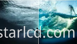 වක්ර LCD පැනලය